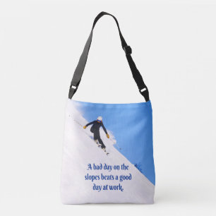 Bolso Cruzado Esquí de montaña Nieve fresca caída esquí divertid