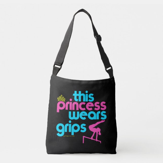 Bolso Cruzado Esta princesa Wears Grips Gymnastics - Golly (Anverso)