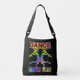 Bolso Cruzado Estadounidenses nativos Kokopelli - Baile su vida 