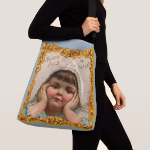 Bolso Cruzado Estampa de tarjeta comercial de Hoods Pills de la