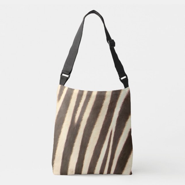 Bolso Cruzado Estampado de cebra (Anverso)