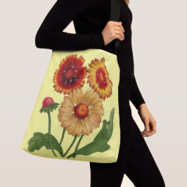 Bolso Cruzado estampado de flores gaillardias
