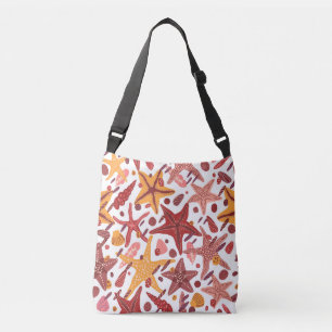 Bolso Cruzado Estanques de Starfish: Patrón del Mar Escandinavo