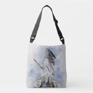Bolso Cruzado Estatua griega clásica Athena Postcard