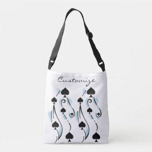 Bolso Cruzado Estilo de tatuaje de espadas negras Thunder_Cove