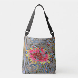 Bolso Cruzado Estilo del batik del girasol