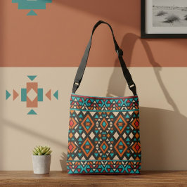 Bolso Cruzado Estilo geométrico moderno del suroeste