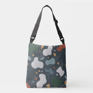 Bolso Cruzado Estilo minimalista de Terrazzo en tela personaliza