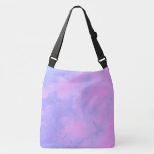 Bolso Cruzado Estilo Storm efecto de nube rosa y púrpura