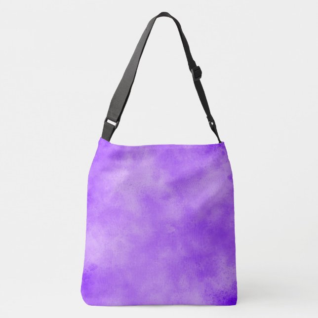 Bolso Cruzado Estilo Storm efecto nube arándano (Reverso)