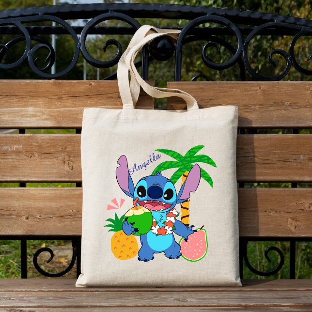 Bolso Cruzado Estirar | Diversión tropical de verano personaliza (Stitch | Tropical Summer Fun Personalized Crossbody Bag
)