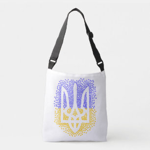 Bolso Cruzado Estrellas de tridente de heraldry de Ucrania
