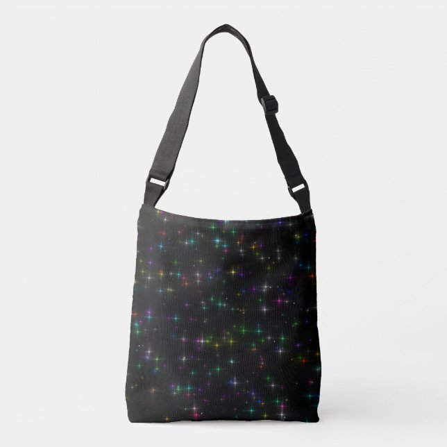 Bolso Cruzado Estrellas Sparkly Multicolor (Anverso)
