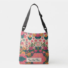 Bolso Cruzado Estudiante Floral