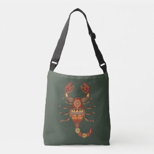Bolso Cruzado Ethnic Floral Scorpion