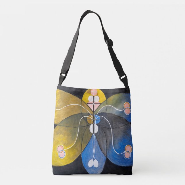Bolso Cruzado Evolución Nº 9 | Hilma af Klint | (Reverso)