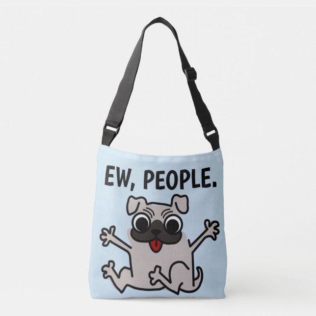 BOLSO CRUZADO EW, TOTE PERROS DE LA GENTE (Anverso)