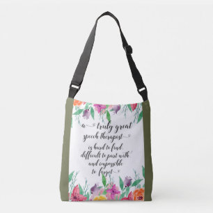 Bolso Cruzado Excelente escuela de habla terapeuta regalo SLP