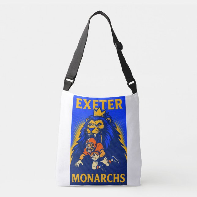 BOLSO CRUZADO EXETER MONARCHS FOOTBALL - CALIFORNIA.   (Anverso)