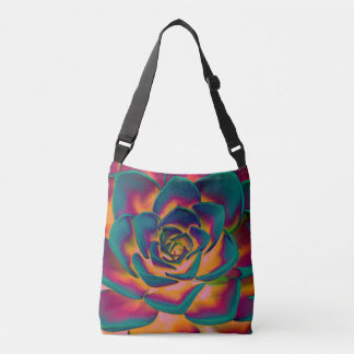 Bolso Cruzado "Exotic Succulent Pop Art"