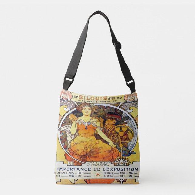 Bolso Cruzado Exposición 1903 de Alfons Mucha Universelle (Anverso)