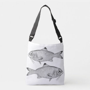 Bolso Cruzado Extraño pez vintage