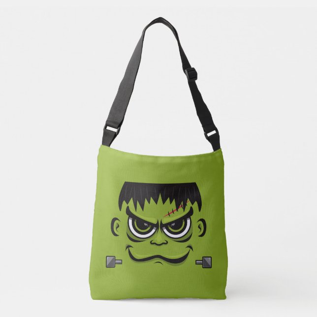 Bolso Cruzado Face Frankenstein Halloween (Anverso)