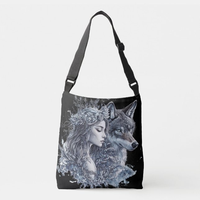 Bolso Cruzado Fairy y Wolf (Anverso)