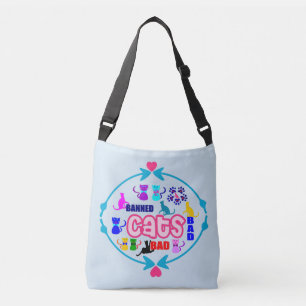 Bolso Cruzado 😻 🐾 ↷ ❤ familia de gatos malvados Fabuloso clási
