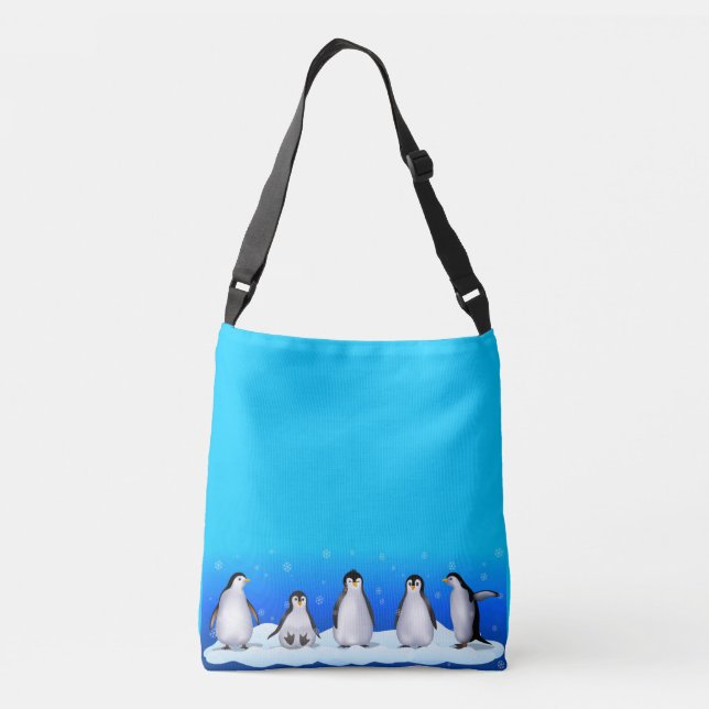 Bolso Cruzado Familia Penguin (Reverso)