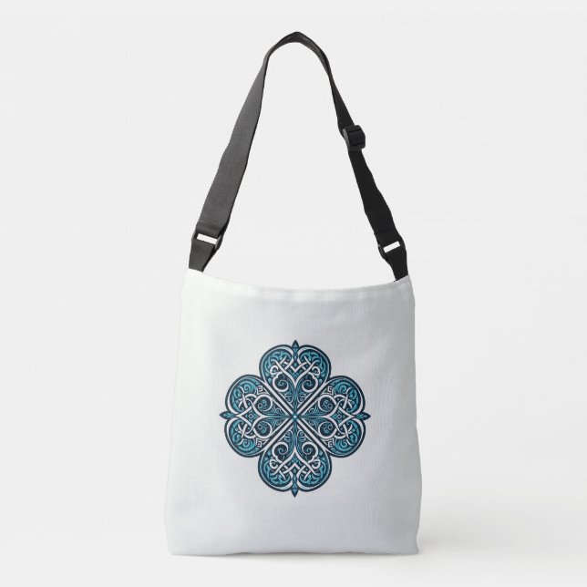 Bolso Cruzado Fancy Four Leaf Clover (Anverso)