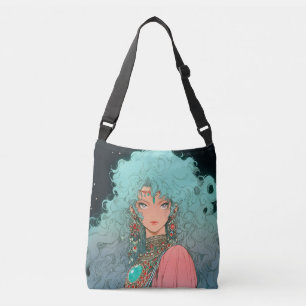 Bolso Cruzado Fantasía Bohemia Chica de Anime Estético