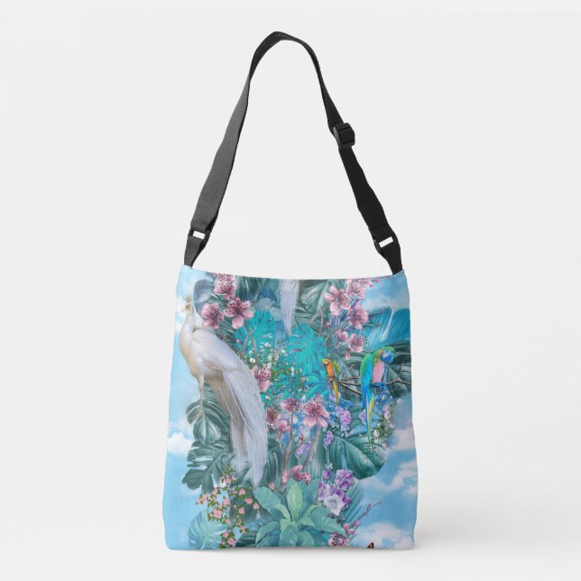 Bolso Cruzado Fantasía por el Surrealismo Tropical (Reverso)