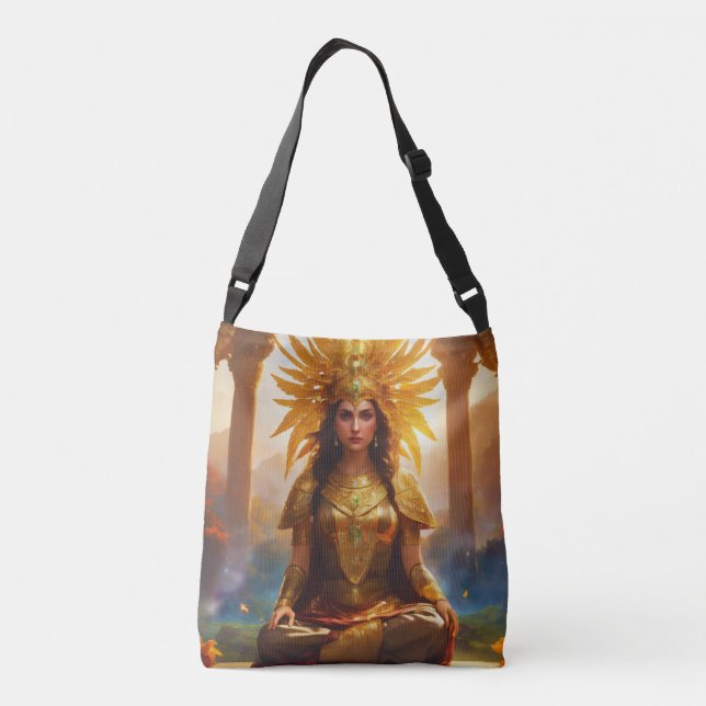 Bolso Cruzado Fantasia Princesa Dorada (Reverso)