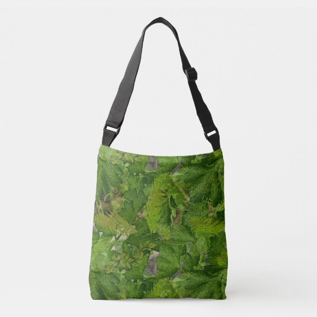 Bolso Cruzado Fantasy Tropical Forest (Anverso)