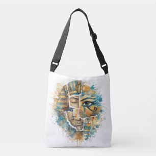 Bolso Cruzado Faraón egipcio abstracto Ojo de Horus Mitología