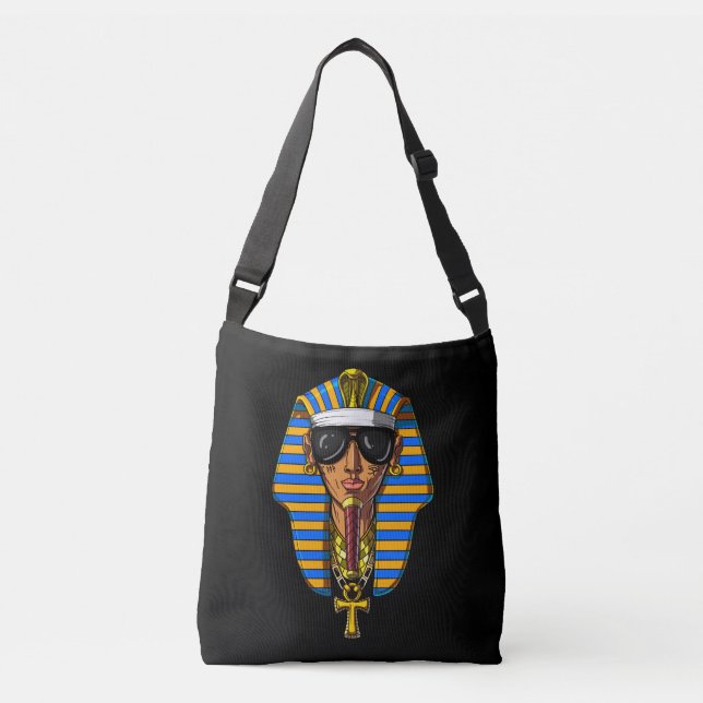 Bolso Cruzado Faraón egipcio Tutankhamon Gangsta King Tut (Anverso)