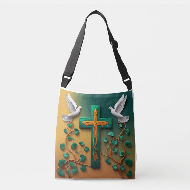 Bolso Cruzado Fe Divina de la Cascada (Anverso)