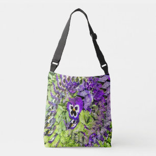 Bolso Cruzado Felices Pansies.