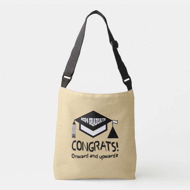 Bolso Cruzado ¡Felicitaciones, graduado 2024! (Anverso)