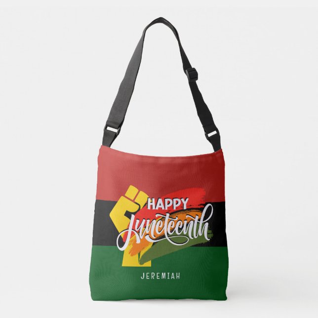 Bolso Cruzado FELIZ 10º Panafricano (Anverso)