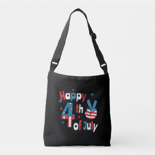 Bolso Cruzado Feliz 4 de julio, Día de la Independencia