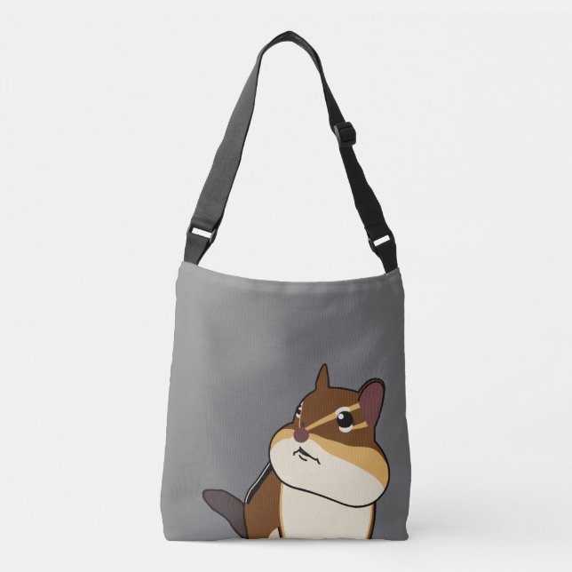 Bolso Cruzado ¡Feliz Chippy! Chipmunk ハ・・・・・マ リ ス の・・グ バ. (Anverso)