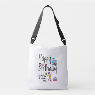 Bolso Cruzado Feliz cumpleaños. Papá te amo.