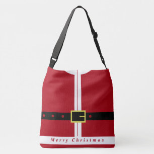 Bolso Cruzado Feliz Navidad - Papá Noel - Añadir texto / nombr