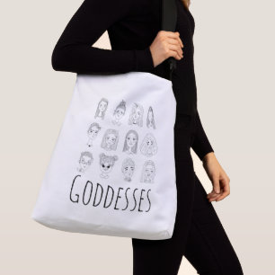 Bolso Cruzado Feminismo feminista Doodle Art Tote Bag