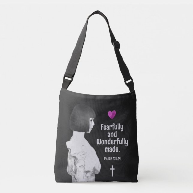 Bolso Cruzado Feroz y maravillosamente hecho cristiano Chica lin (Anverso)