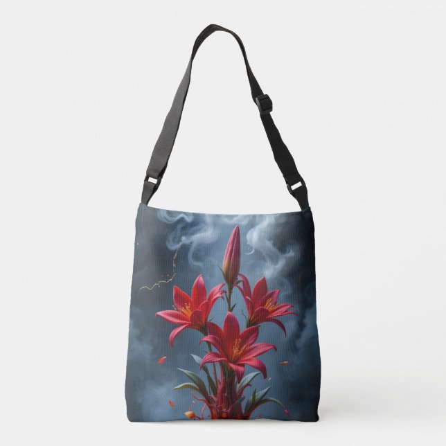 Bolso Cruzado Fiery Lily Fantasy (Reverso)