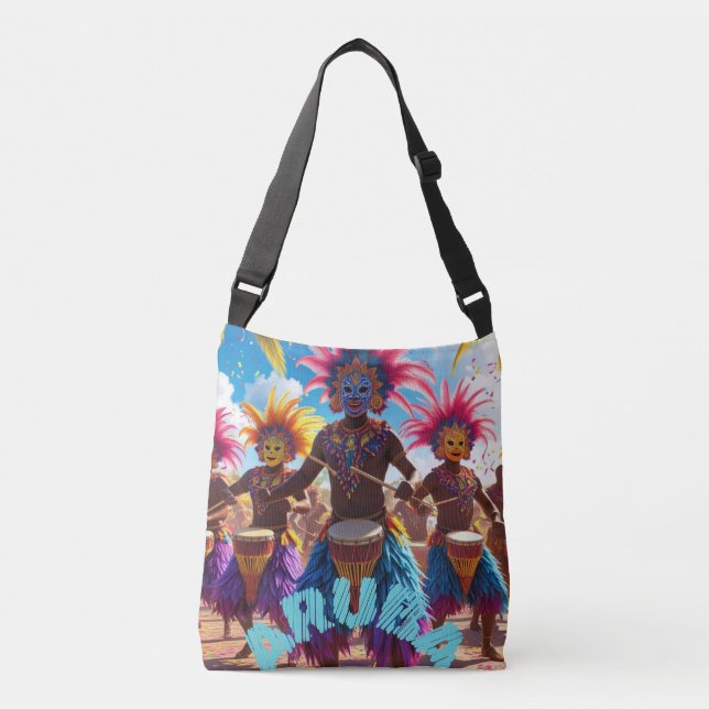 Bolso Cruzado fiesta de carnaval de Aruba (Anverso)