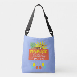 Bolso Cruzado Fiesta de Cumpleaños Prehistórico de Pterodáctilo